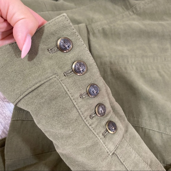 🔥Zara Jacket Olive Size S - Picture 7 of 9